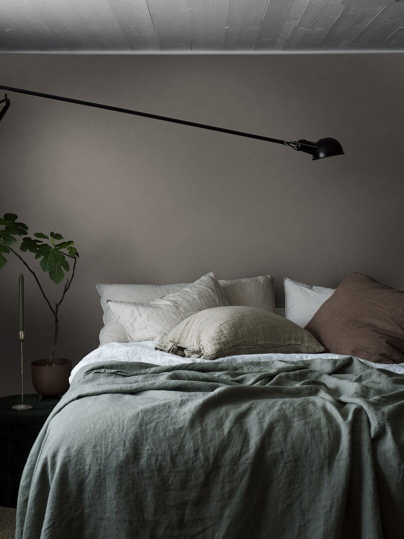 Tapeta jednokolorowa Boras Tapeter Ash Grey 4321 Linen II
