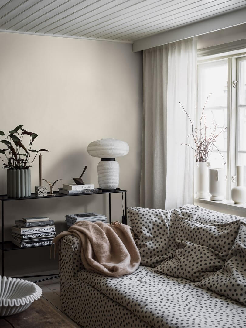 Tapeta jednokolorowa Boras Tapeter Cream Linen 4304 Linen II