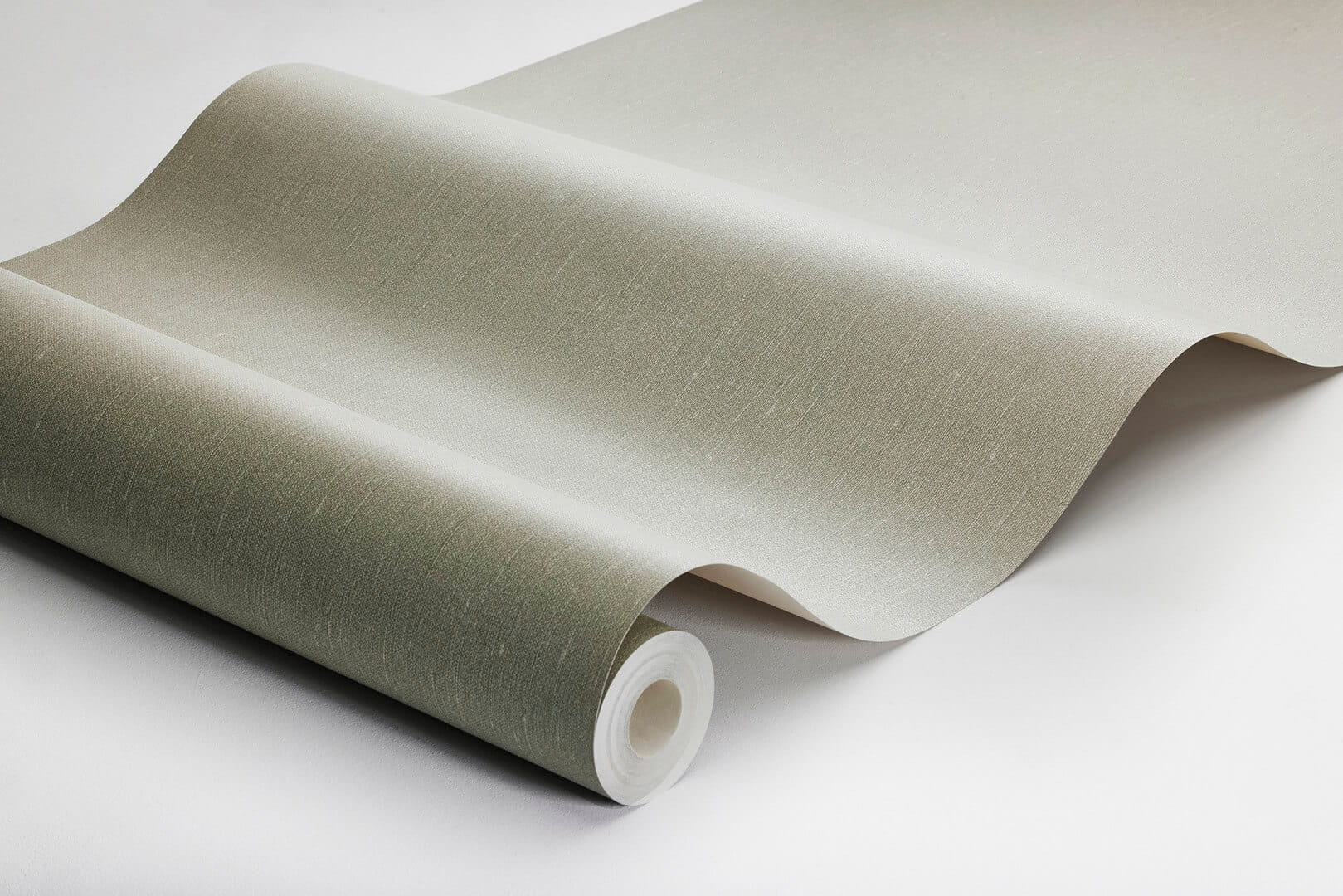 Tapeta jednokolorowa Boras Tapeter Soft Olive 4335 Linen II