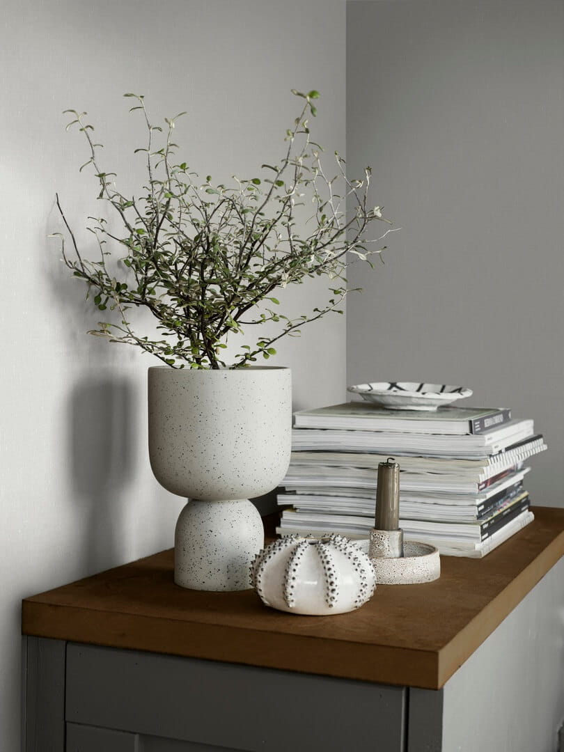 Tapeta jednokolorowa Boras Tapeter Swedish Grey 4319 Linen II