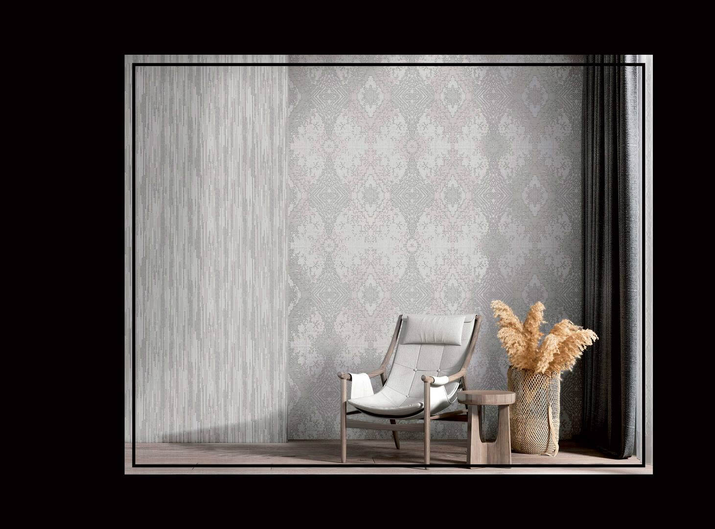 Tapeta z geometrycznym ornamentem Cristiana Masi 47721 Eterna - 106 cm szer.