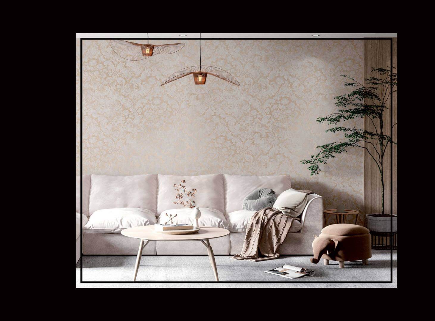 Tapeta ornament Cristiana Masi 47750 Eterna - 106 cm szer.