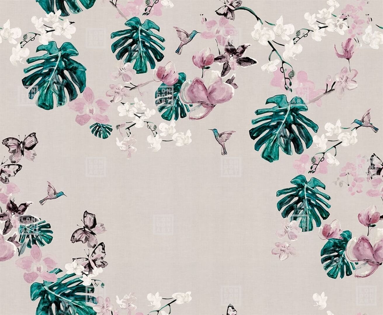 Fototapeta botaniczna London Art 14046-04 Happy Exclusive Wallpaper 2022 Iconic Re-Edition