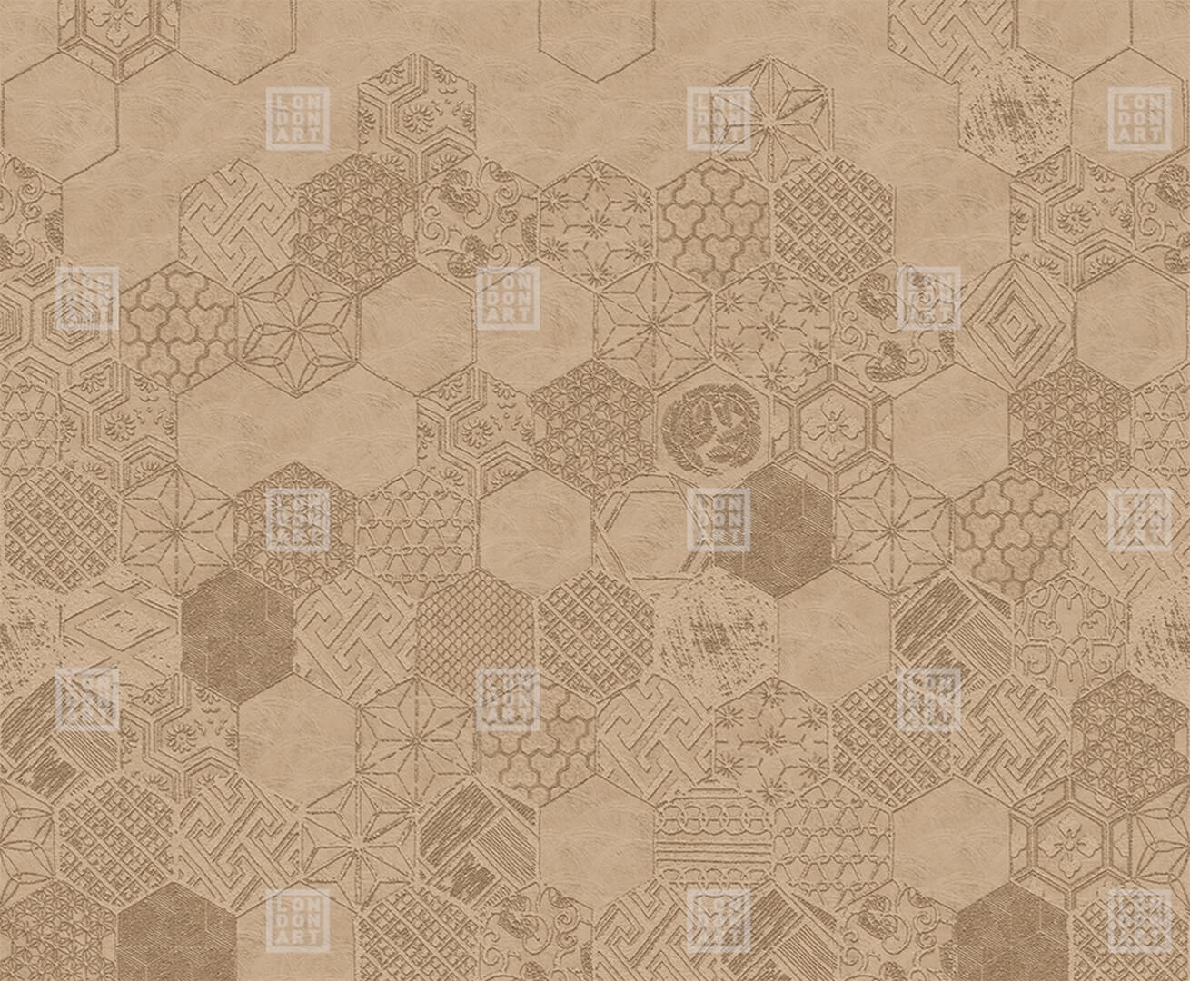 Fototapeta heksagony London Art 15132-09 Lost And Found Exclusive Wallpaper 2022 Iconic Re-Edition