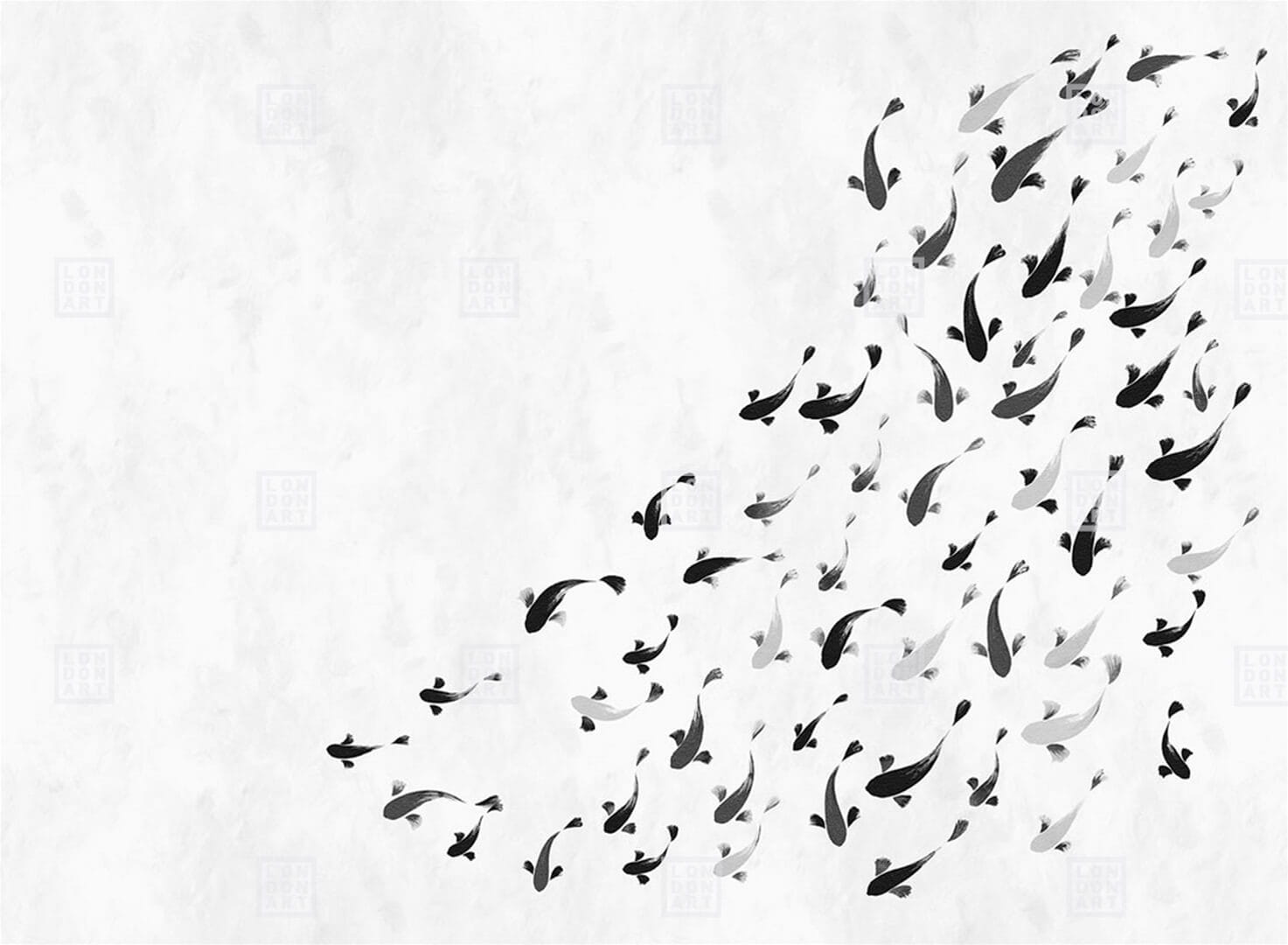 Fototapeta rybki koi London Art 16094-03 Phazing Exclusive Wallpaper 2022 Iconic Re-Edition