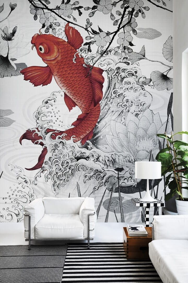 Fototapeta ryba koi London Art 17018-08 Koi Exclusive Wallpaper 2022 Iconic Re-Edition
