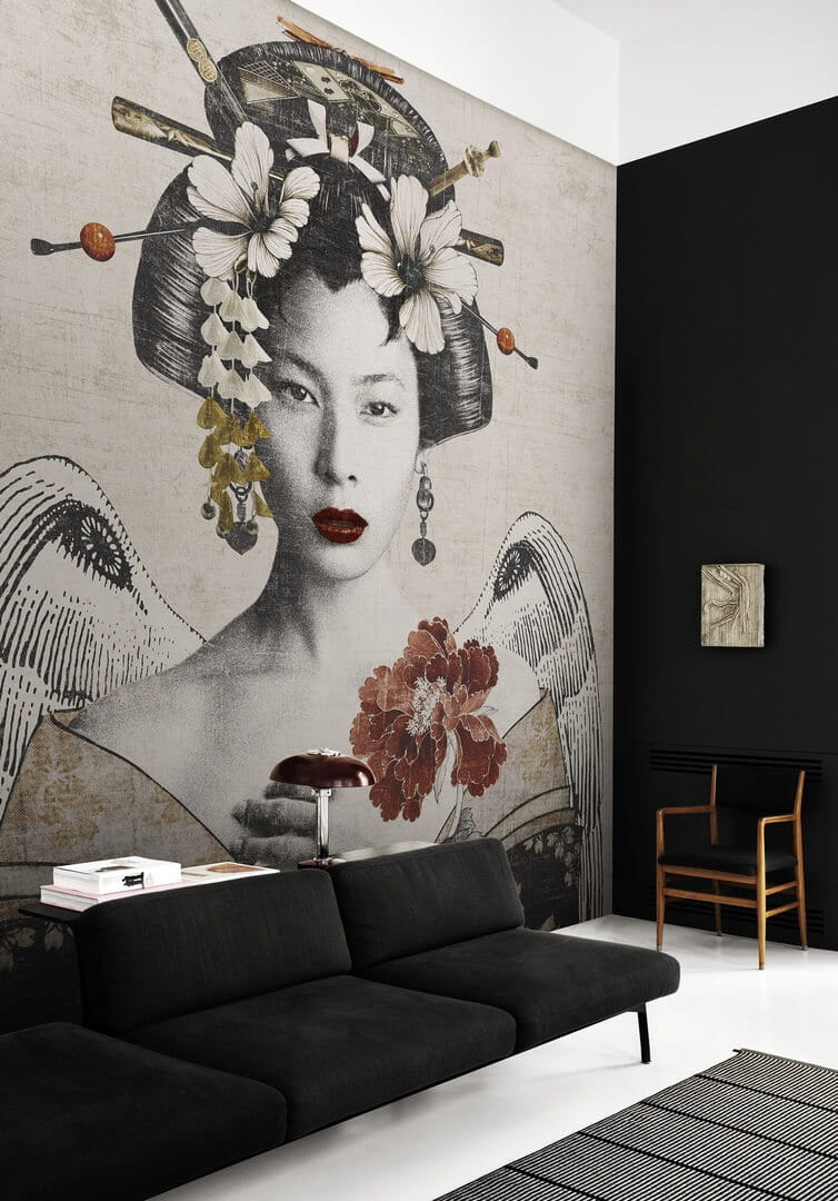 Fototapeta Gejsza London Art 17021-07 Geisha Exclusive Wallpaper 2022 Iconic Re-Edition