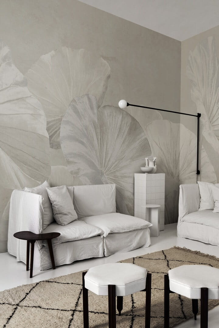 Fototapeta liście London Art 17502-05 Naiadi Exclusive Wallpaper 2022 Iconic Re-Edition