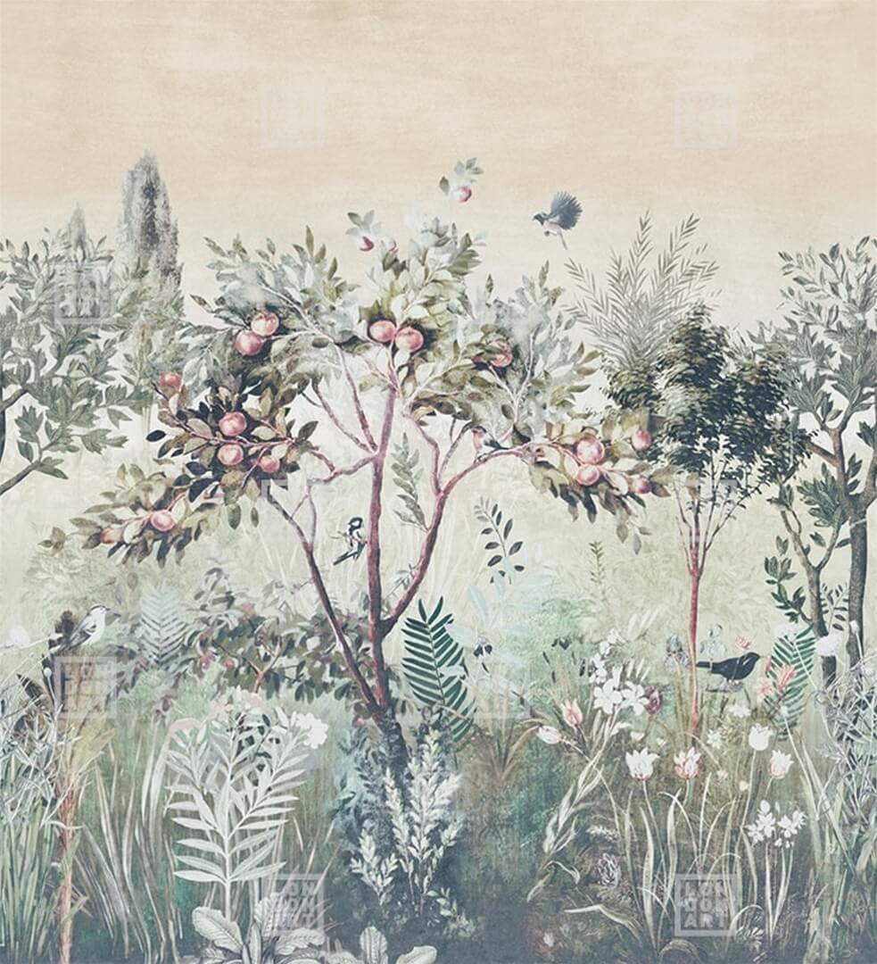 Fototapeta botaniczny ogród London Art 18058-04 Liviae Hortus Exclusive Wallpaper 2022 Iconic Re-Edition