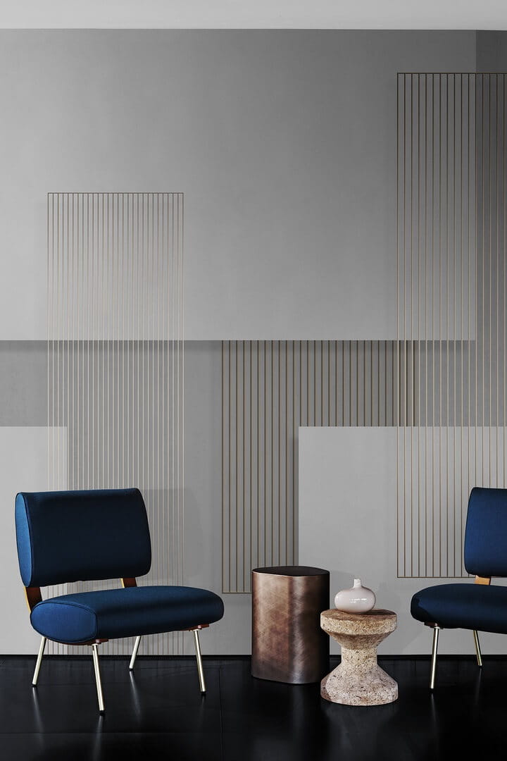 Fototapeta geometryczna 3D London Art 19030-06 Layers Exclusive Wallpaper 2022 Iconic Re-Edition