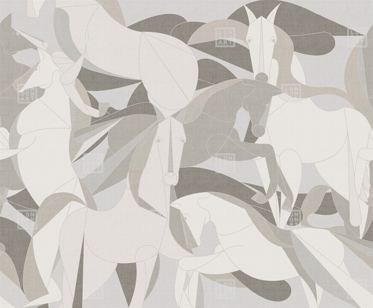Fototapeta konie London Art 19044-05 Murgese Horses Exclusive Wallpaper 2022 Iconic Re-Edition