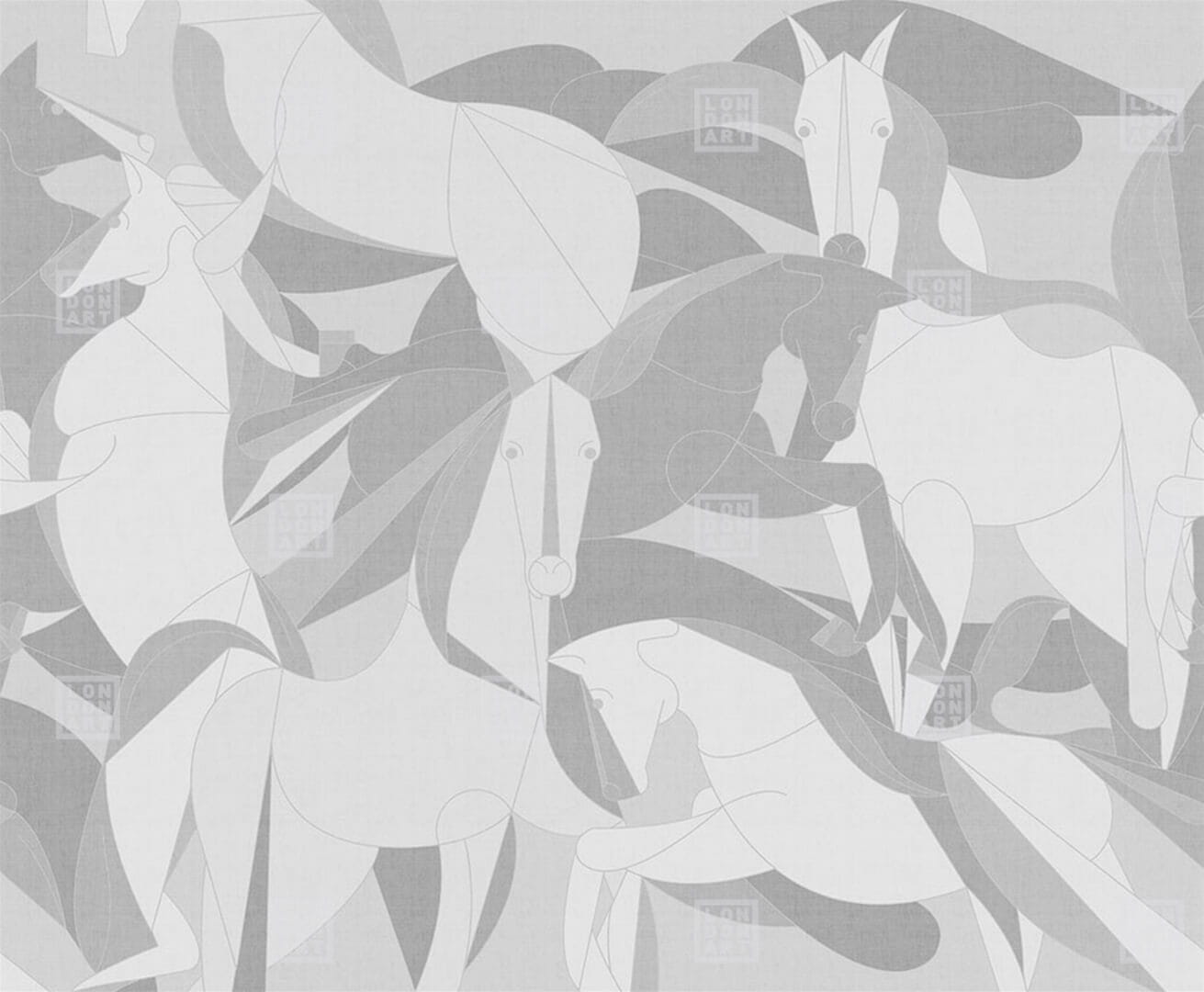 Fototapeta konie London Art 19044-06 Murgese Horses Exclusive Wallpaper 2022 Iconic Re-Edition