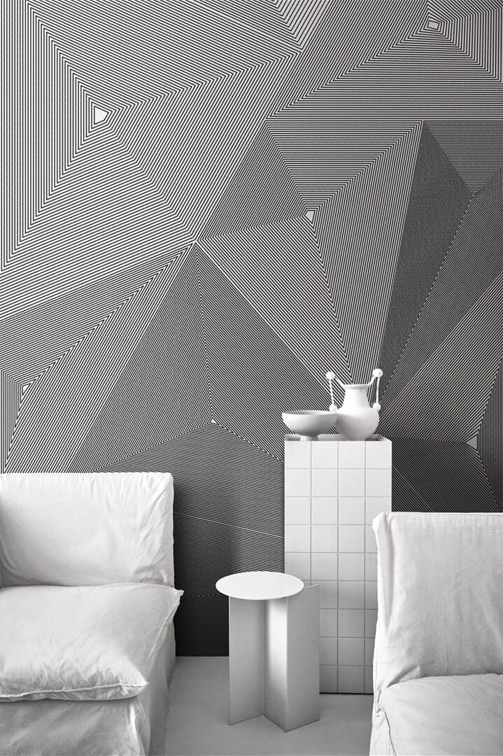 Fototapeta geometryczna 3D London Art 20026-05 Trilogy Exclusive Wallpaper 2022 Iconic Re-Edition