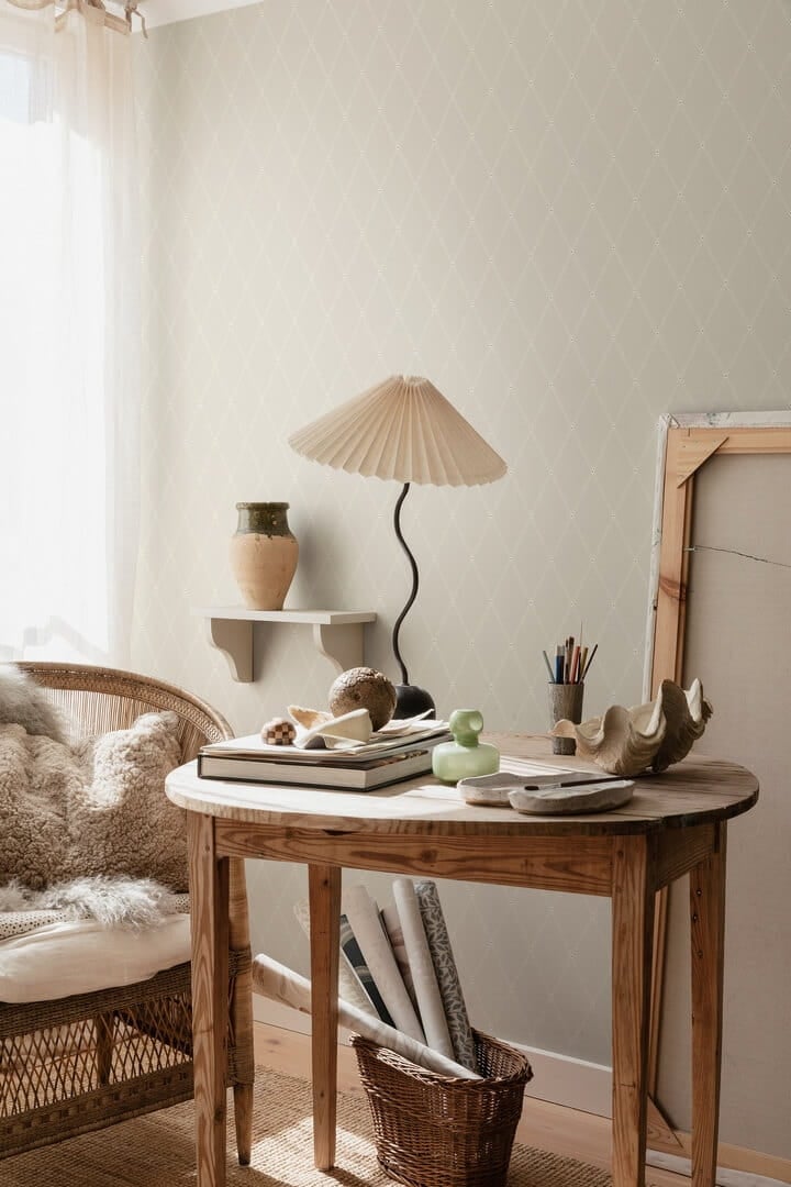 Tapeta kratownica Sandberg 491-21 Gabriel Grey Villa Dalaro II