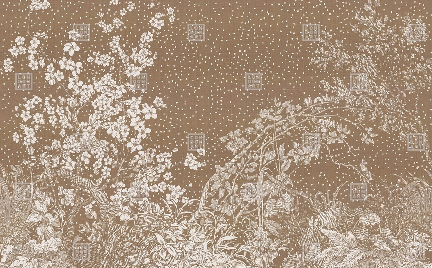 Fototapeta roślinna London Art Hiyoku KMN02 B Tale Books: Kimono