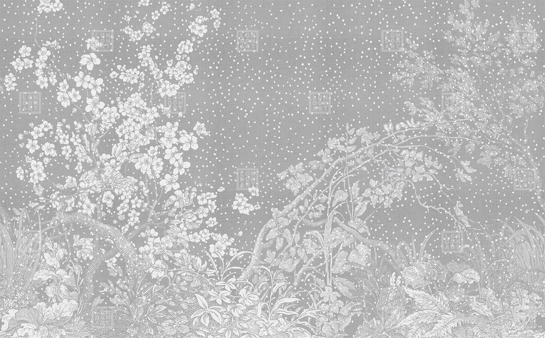 Fototapeta roślinna London Art Hiyoku KMN02 D Tale Books: Kimono