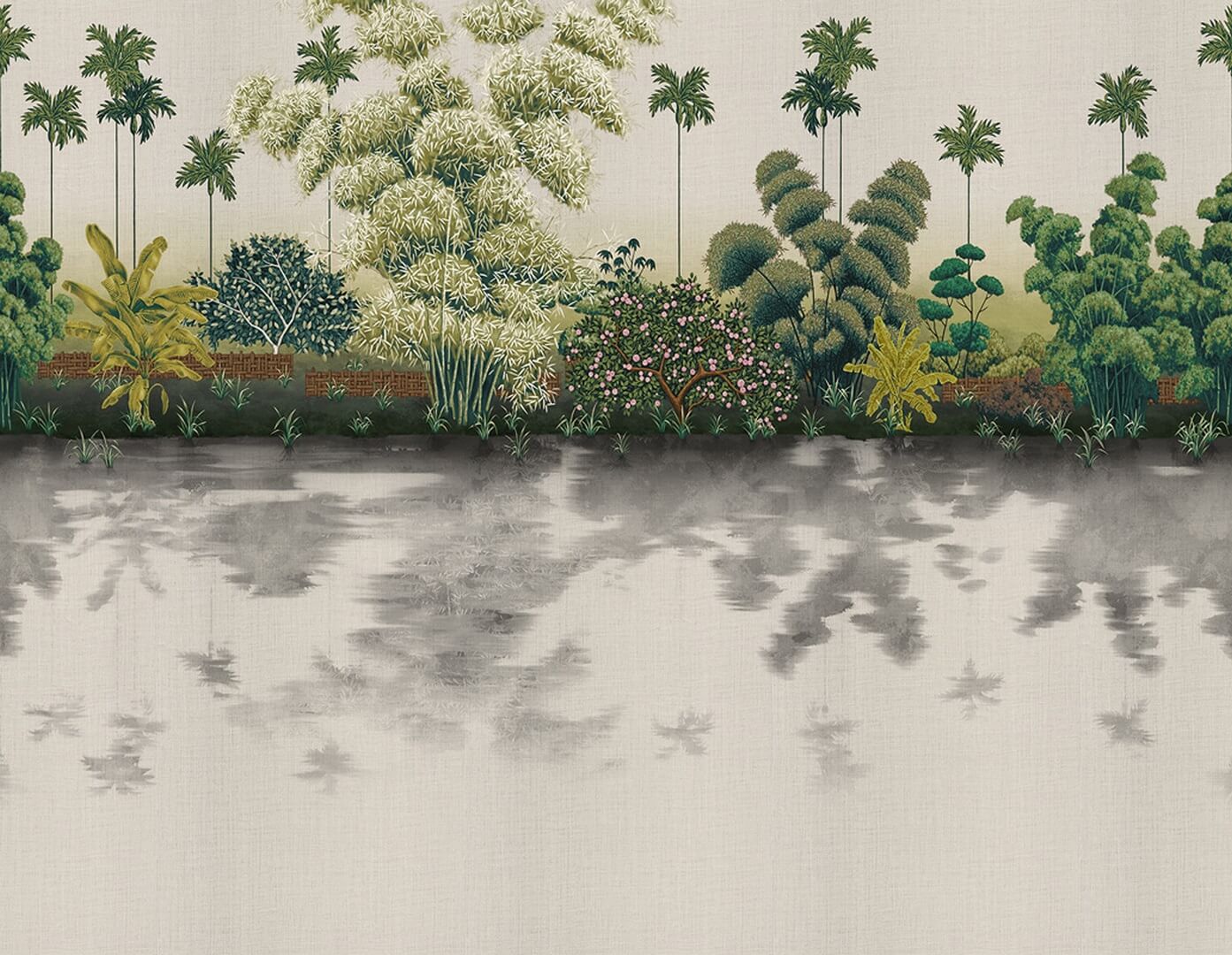 Fototapeta japoński ogród London Art Homongi KTN06 E Tale Books: Kimono