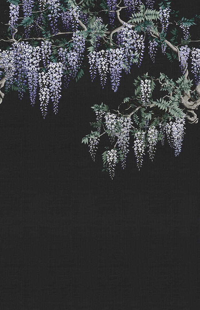 Fototapeta kwiaty wisterii London Art Iromuji KTN07 C Tale Books: Kimono