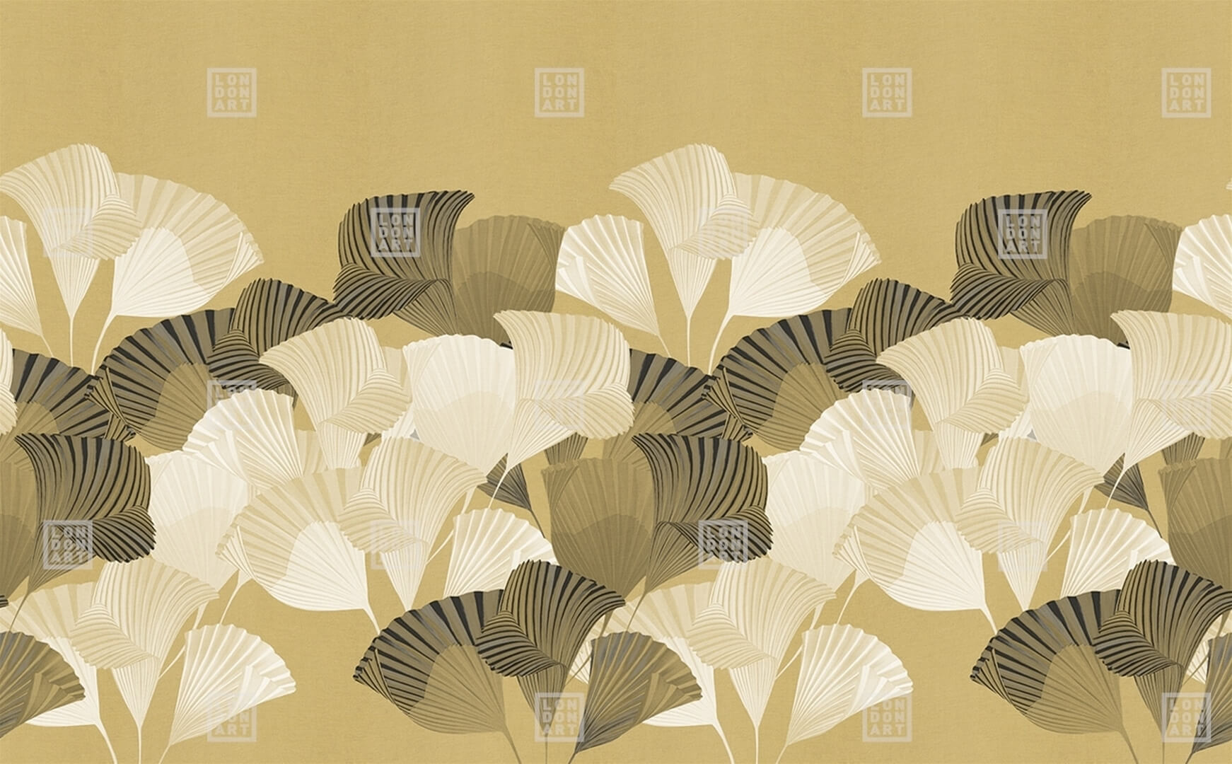 Fototapeta liście ginkgo biloba London Art Komon ktm12 A Tale Books: Kimono
