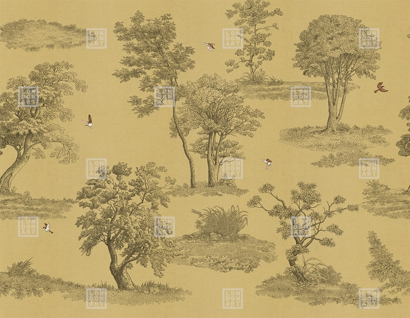 Fototapeta botaniczna London Art Mofuku KMN04 A Tale Books: Kimono