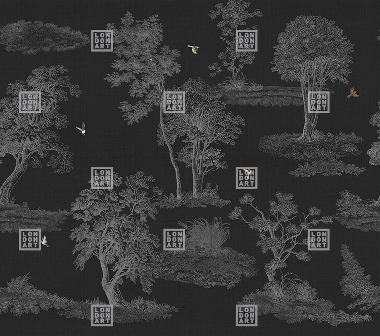 Fototapeta botaniczna London Art Mofuku KMN04 C Tale Books: Kimono