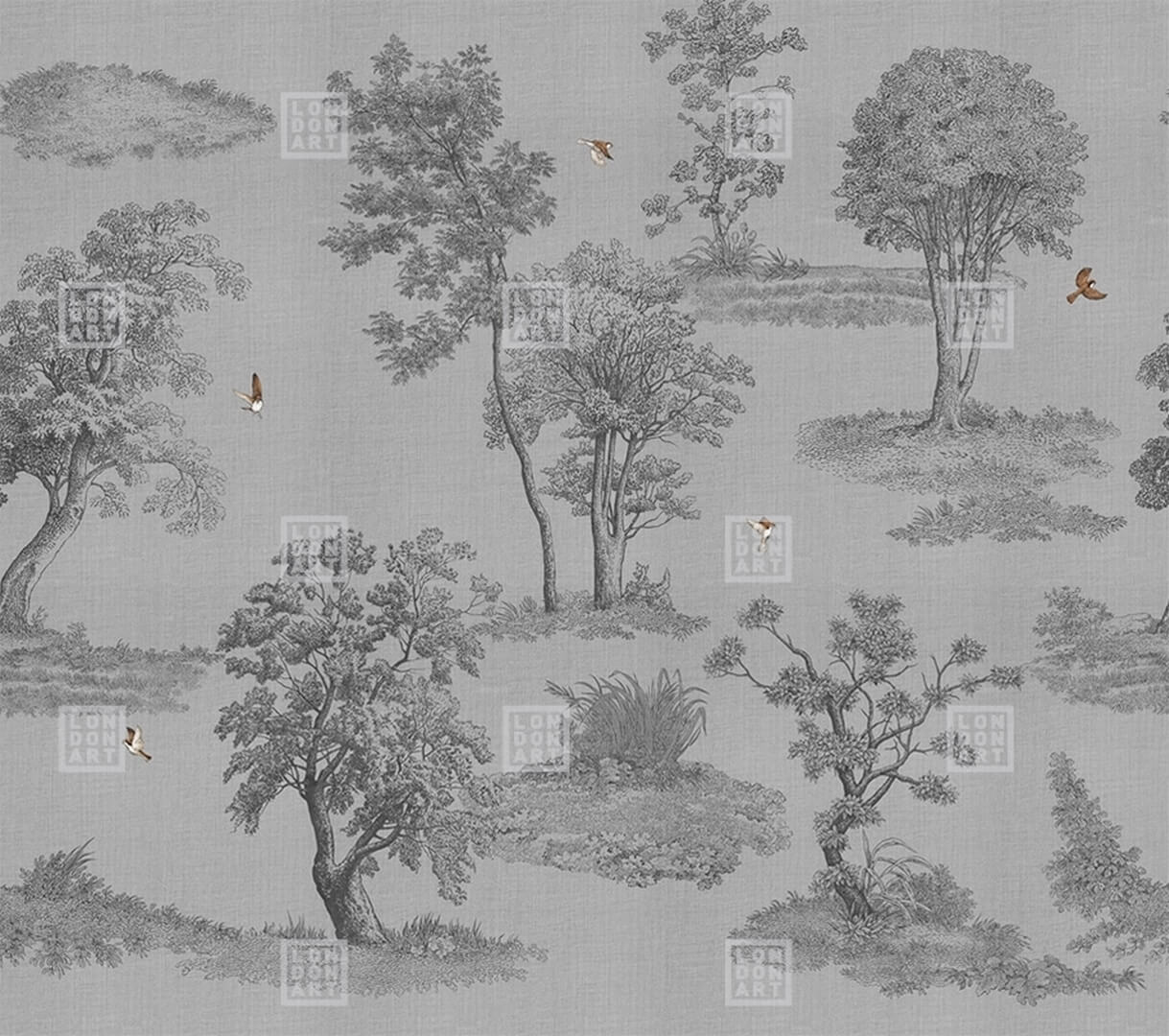 Fototapeta botaniczna London Art Mofuku KMN04 D Tale Books: Kimono