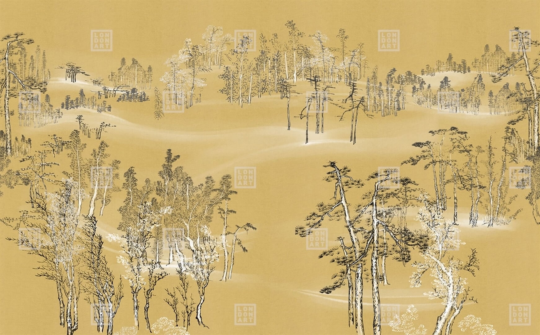 Fototapeta drzewa London Art Samue KMN08 A Tale Books: Kimono