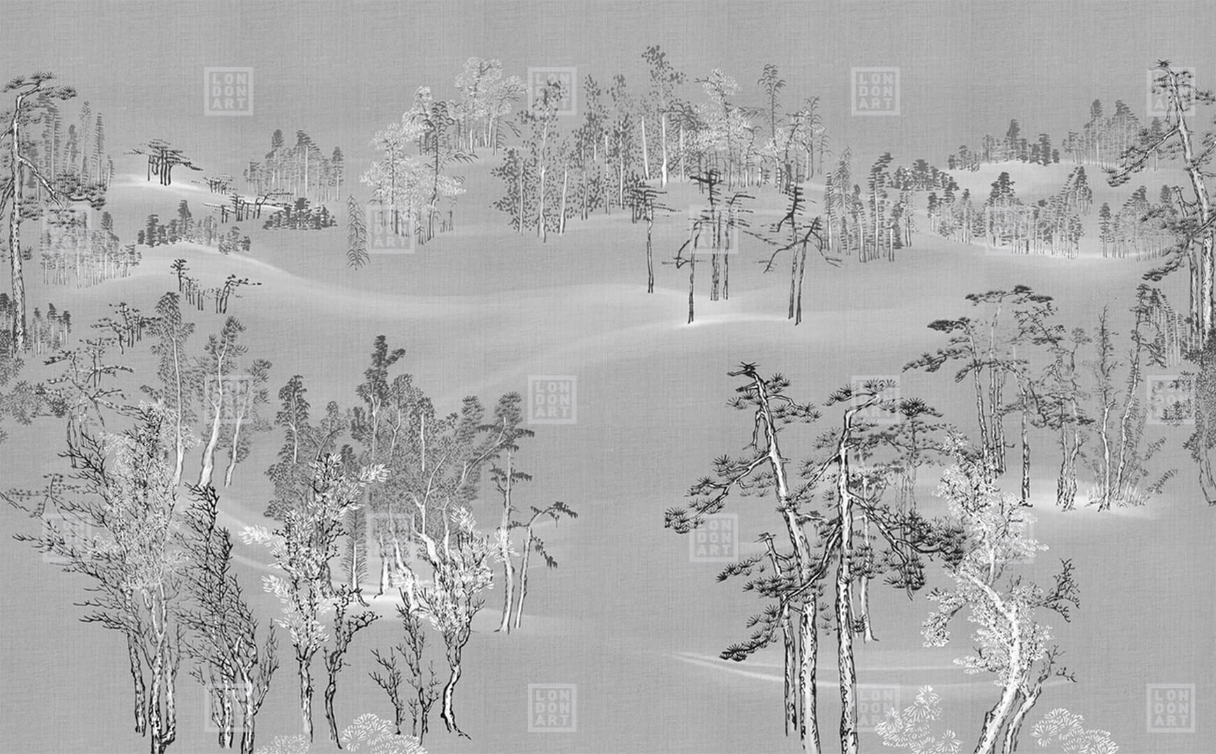 Fototapeta drzewa London Art Samue KMN08 D Tale Books: Kimono
