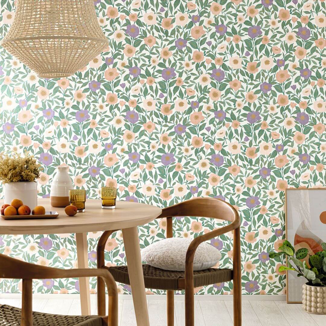 Tapeta kwiaty maku Caselio HTH 104076157 Lucky Happy Therapy