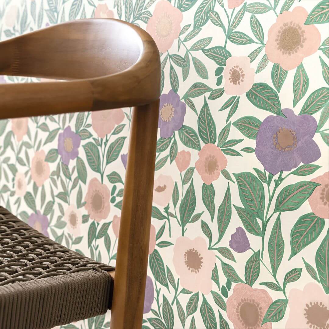 Tapeta kwiaty maku Caselio HTH 104076157 Lucky Happy Therapy