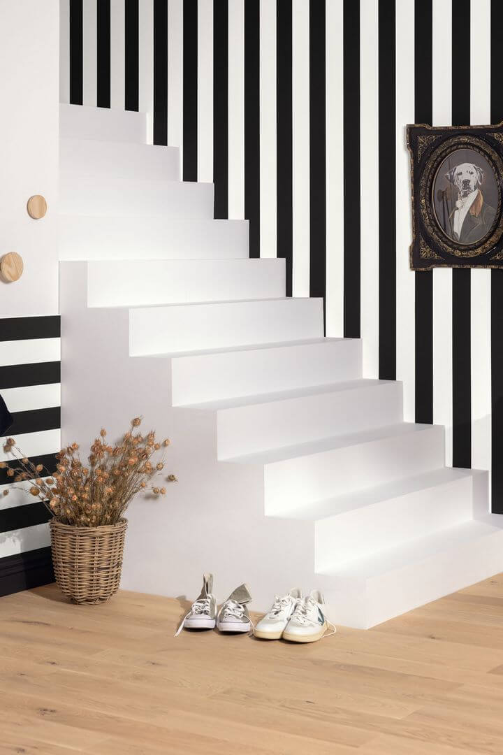 Tapeta pasy winylowa Caselio BAI 104021050 Wide Lines Basics