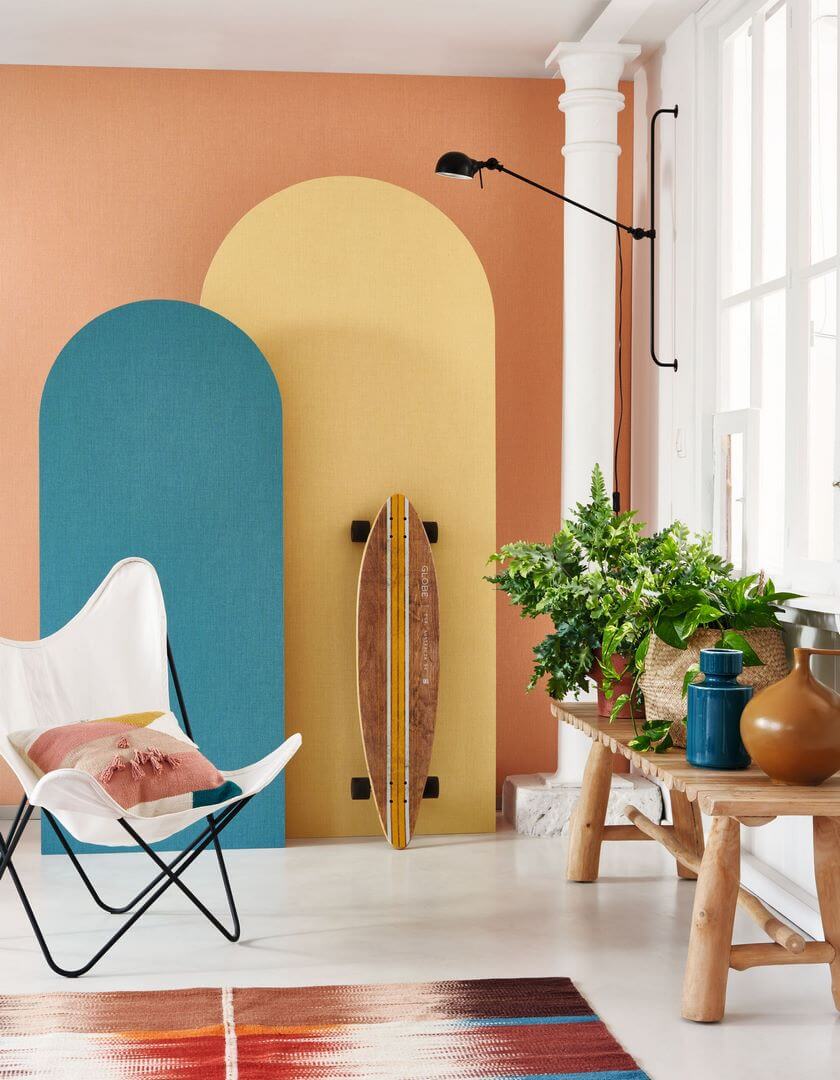 Tapeta imitująca dżins Casadeco CALF 87531430 Denim California