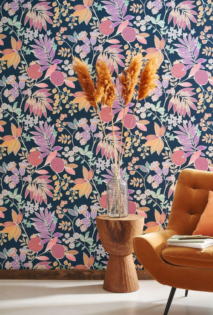Tapeta botaniczna Casadeco CALF 88801414 Palm Springs California