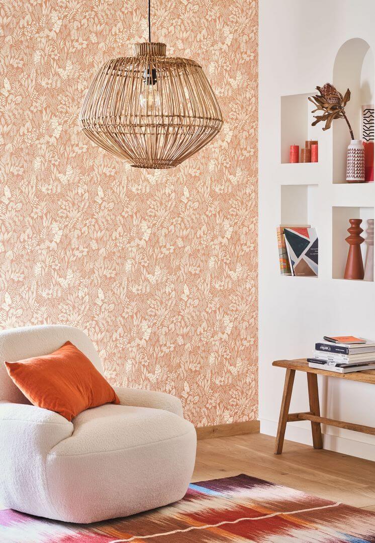 Tapeta tropikalne liście Casadeco CALF 88826767 Napa Valley California