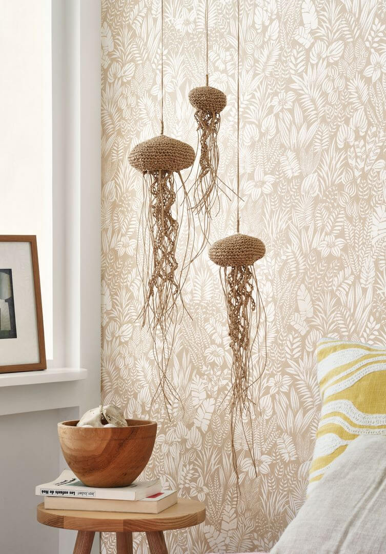 Tapeta tropikalne liście Casadeco CALF 88826767 Napa Valley California