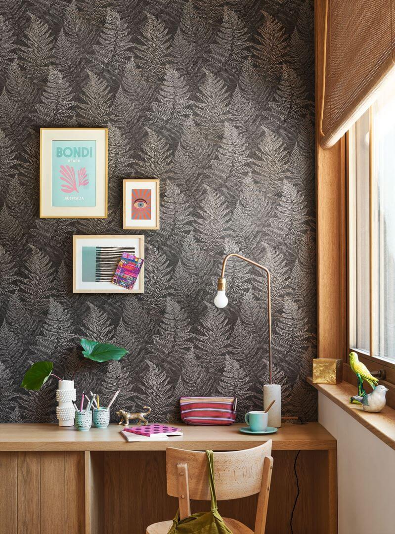 Tapeta liście paproci Casadeco CALF 88811717 Yosemite California