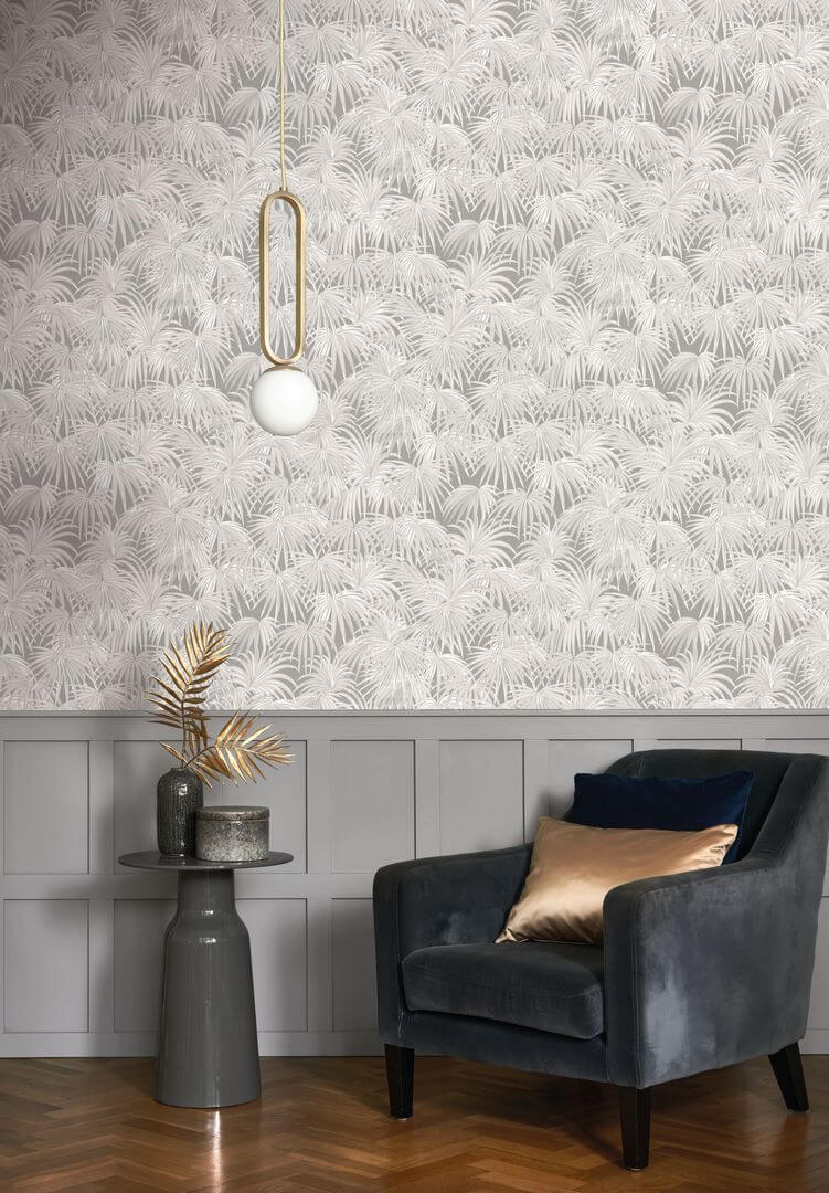Tapeta palmy Casadeco TWNT 88651565 Charleston Twenties