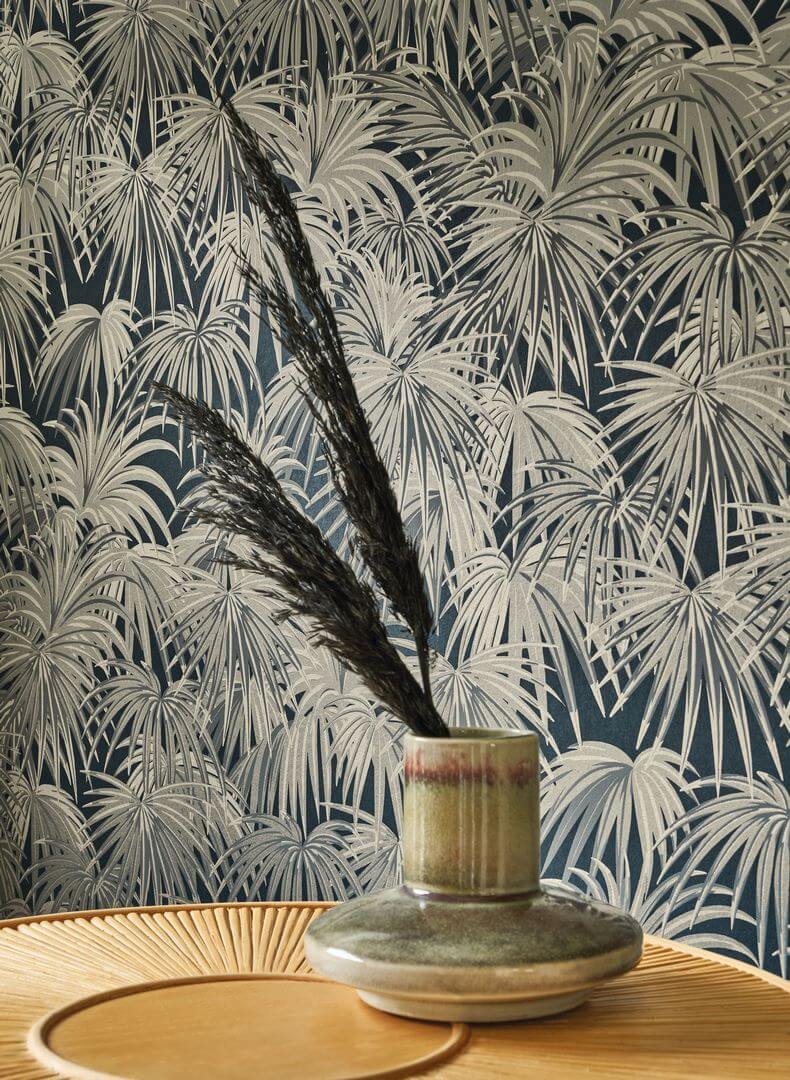 Tapeta palmy Casadeco TWNT 88657407 Charleston Twenties