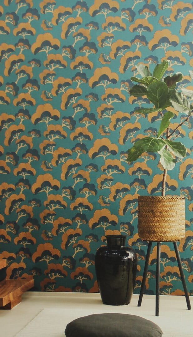 Tapeta drzewa Casadeco KYTO 88716697 Goyo Matsu Kyoto