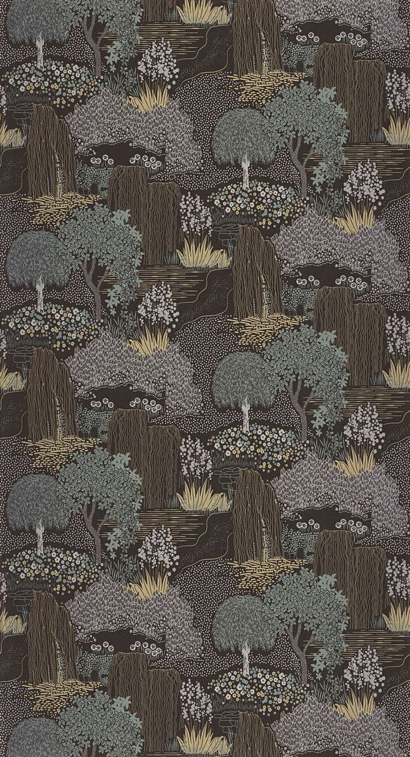 Tapeta japoński ogród Casadeco KYTO 88727928 Niwa Kyoto