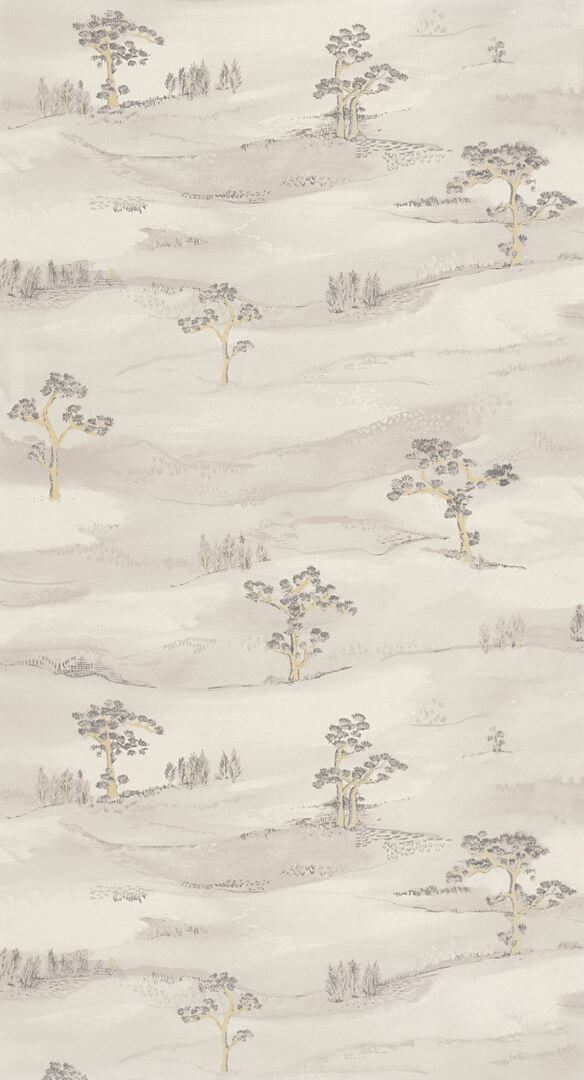 Tapeta krajobraz drzew Casadeco KYTO 88749053 Mokuso Kyoto