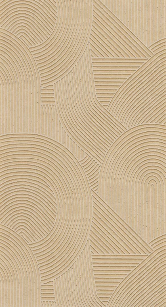 Tapeta zakrzywione linie Casadeco KYTO 88751850 Jordin Des Pierres Kyoto