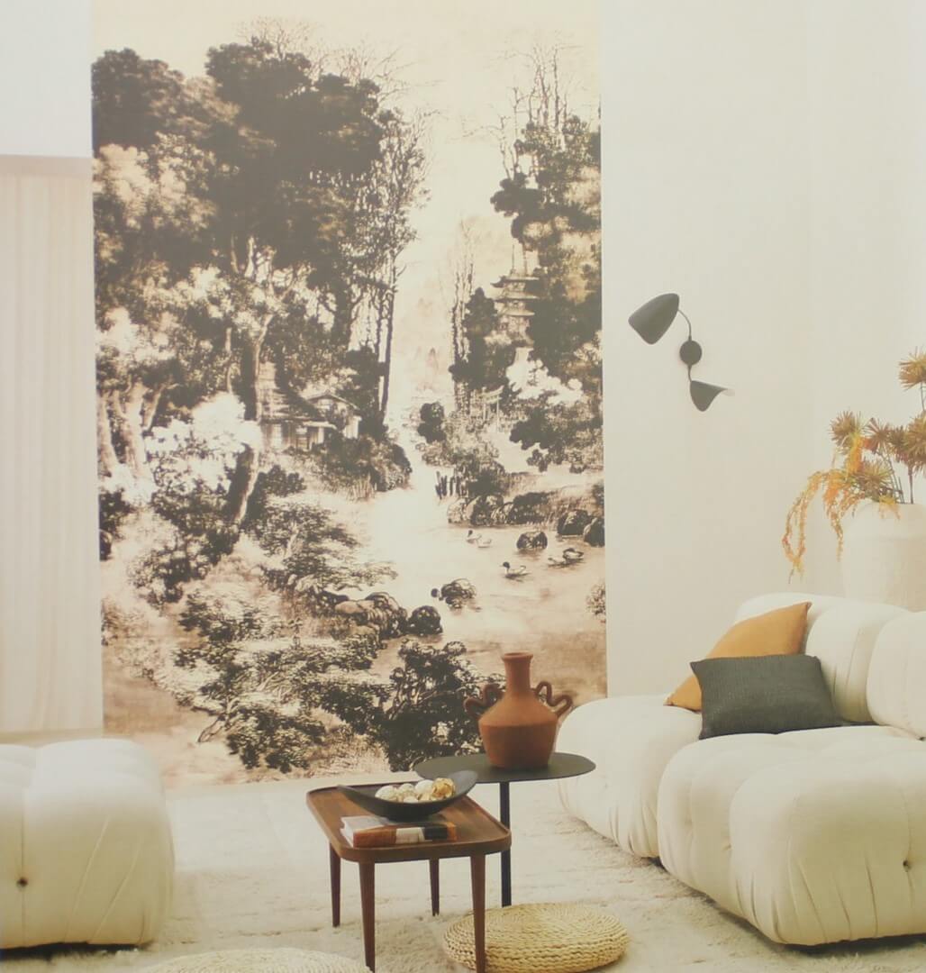 Mural krajobraz lasu Casadeco KYTO 88772951 Pavillon D'or Kyoto