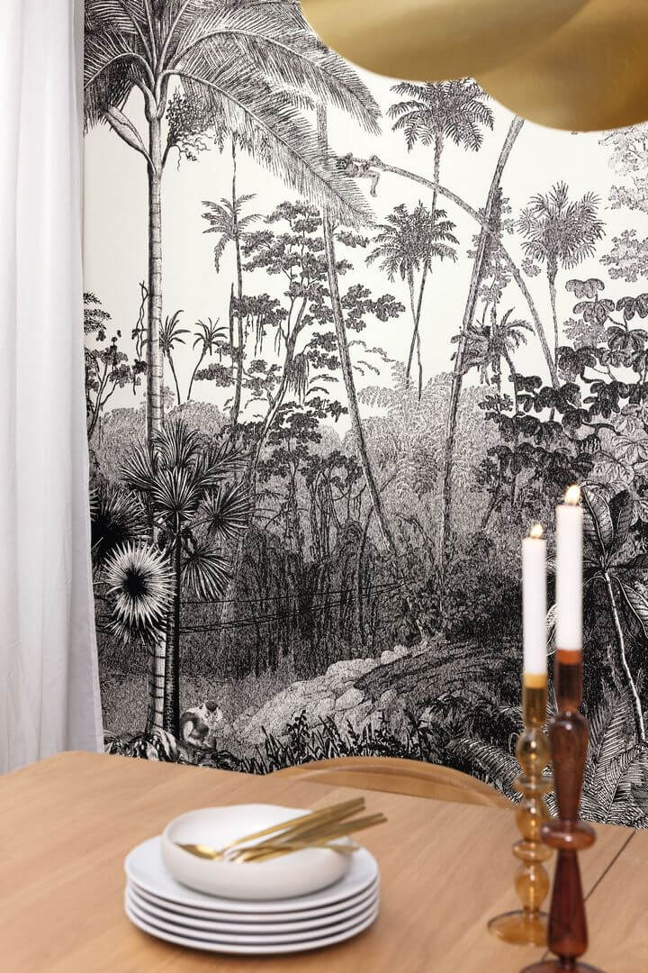 Mural dżungla Caselio MLGT 104150945 Fantastic Forest Moonlight II