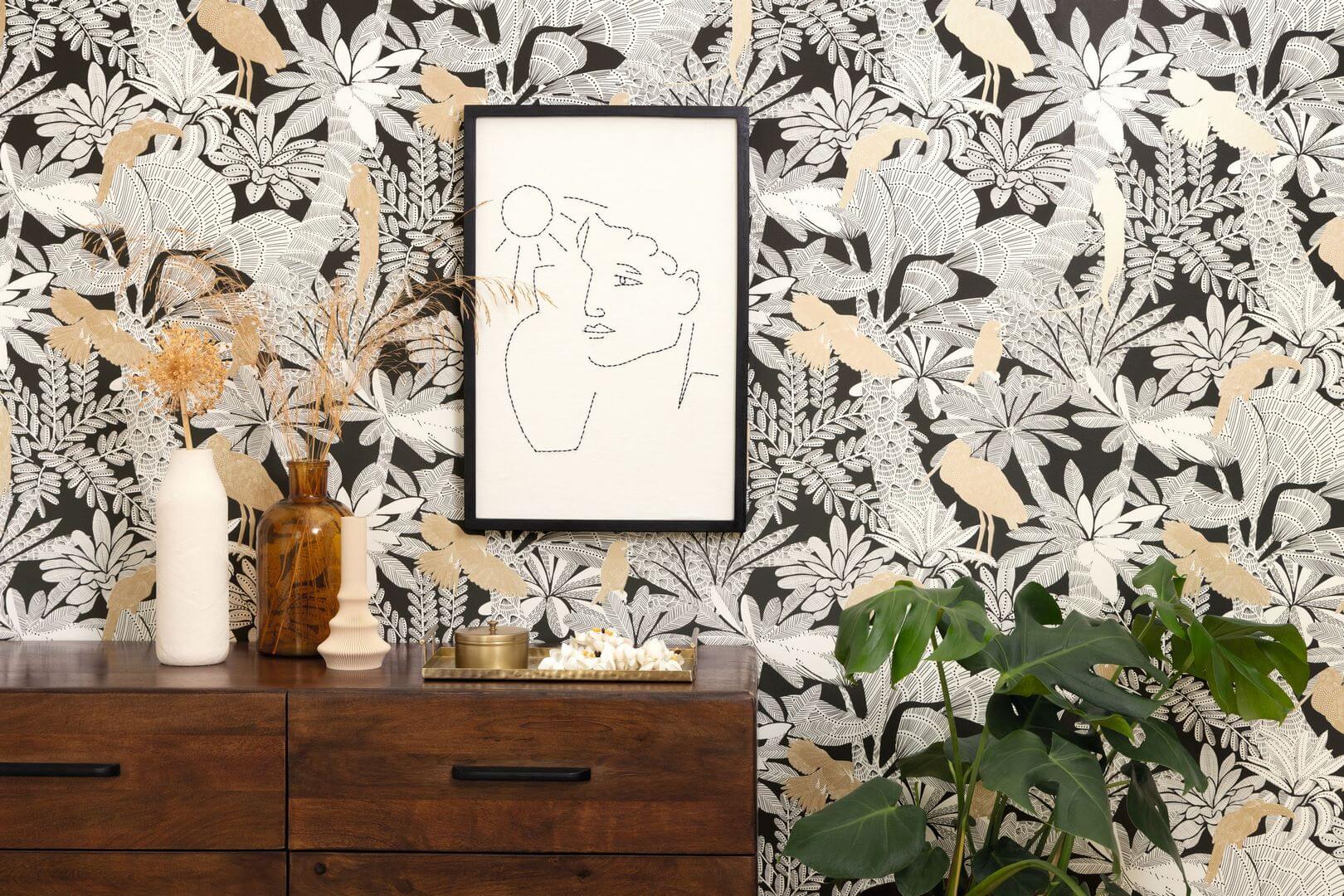 Tapeta egzotyczna Caselio MLGT 104269911 Riviera Moonlight II