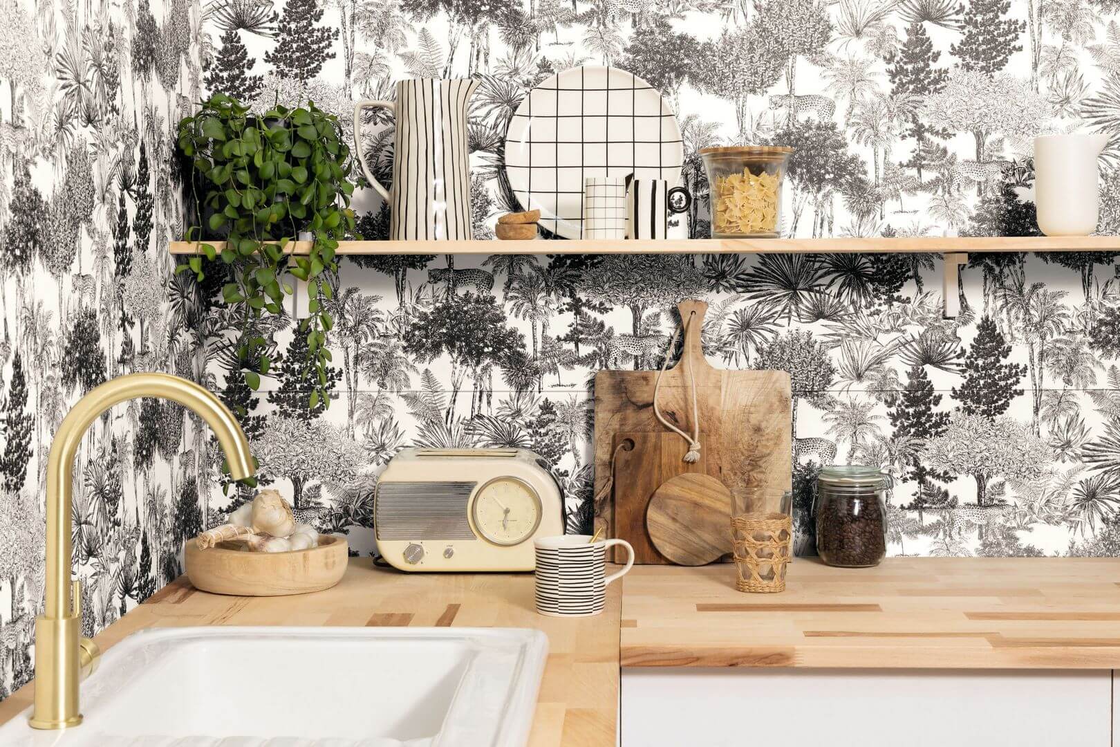 Tapeta dżungla Caselio MLGT 104280974 Dream Forest Moonlight II