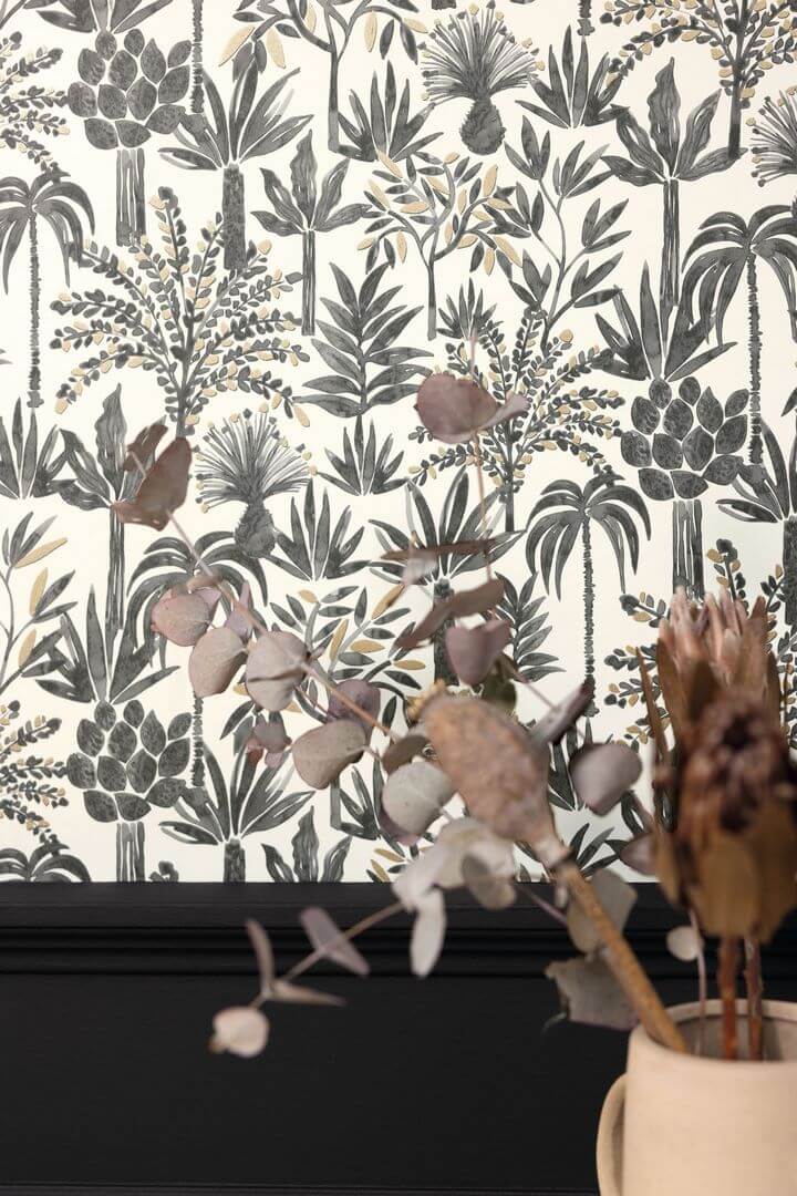 Tapeta palmowy gaj Caselio MLGT 104350957 Wild Life Moonlight II