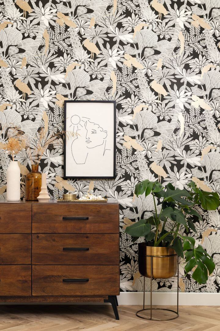 Tapeta egzotyczna Caselio MLGT 104268123 Riviera Moonlight II