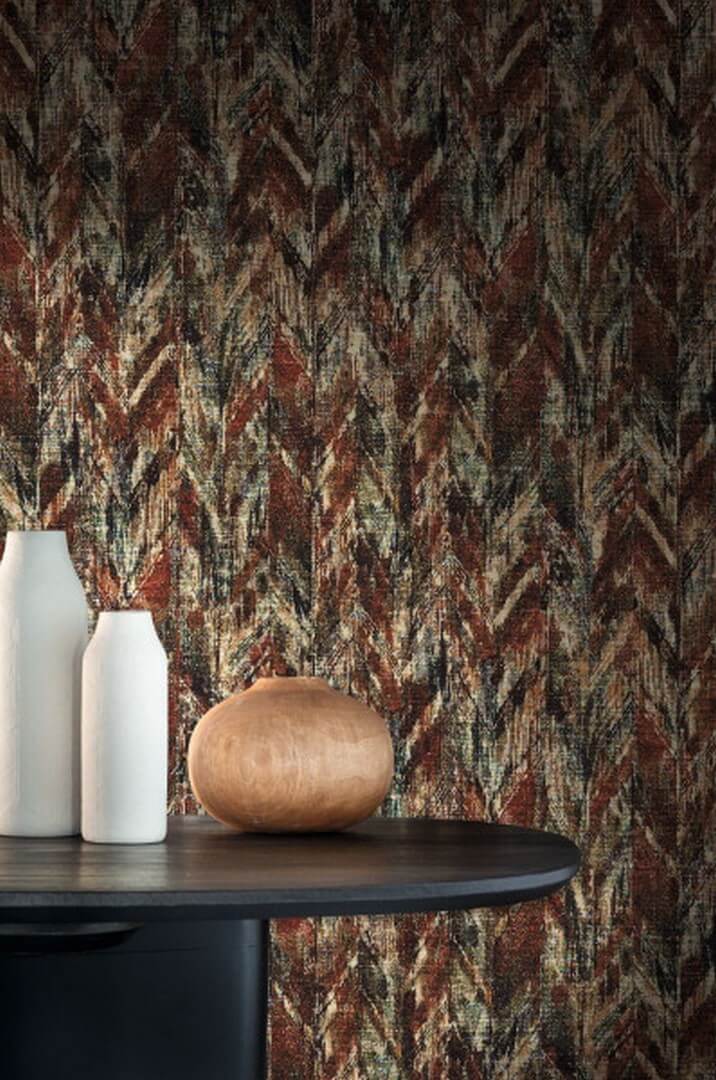 Tapeta tekstylna Casamance 71100172 Arapaho Jasper