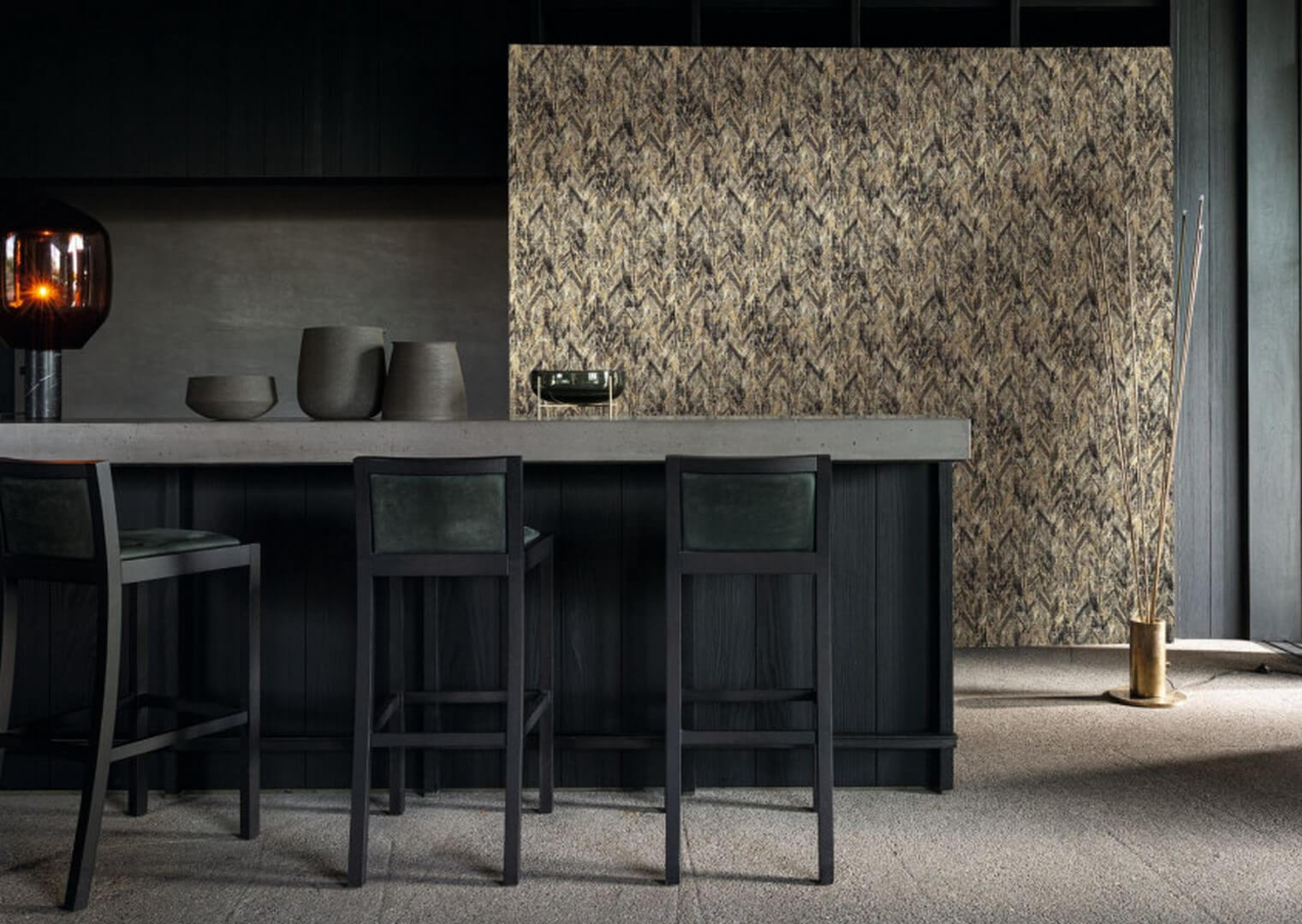 Tapeta tekstylna Casamance 71100273 Arapaho Jasper